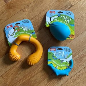 Nylabone Shuu, Eggi, & Rexii